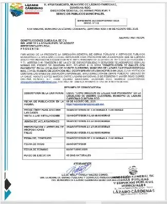 convocatoria 8